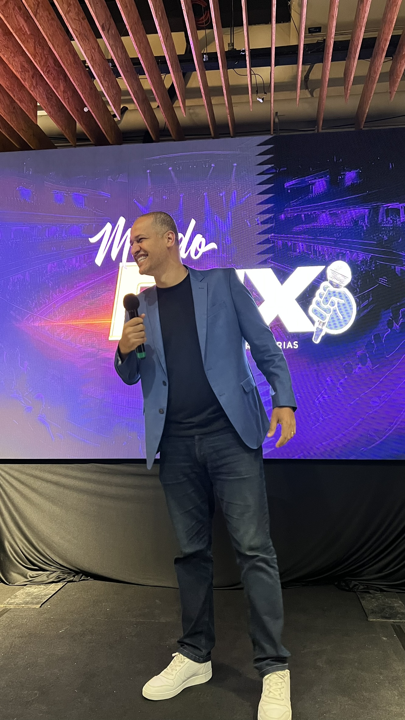 Marcus de Castro no palco