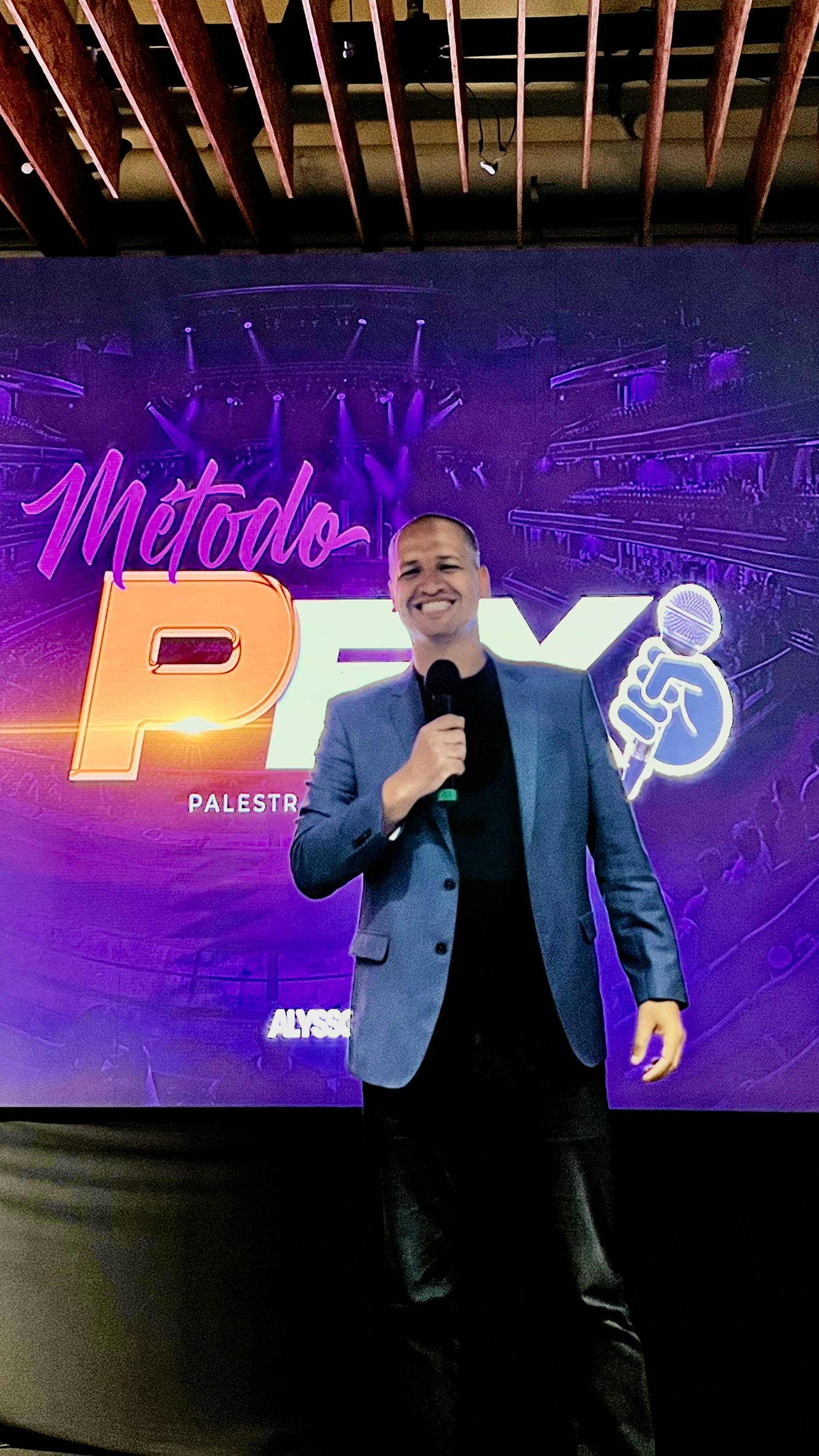 Marcus de Castro no palco